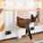 Large Cat Litter Box Enclosure with LED Light
