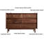 Buffet simple avec tiroirs de rangement