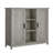 Kainaat 31.7'' Tall Floor Storage Cabinet,Bathroom Storage Cabinet with 2 Doors and 2 Open Shelves-1653143576
