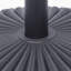 33 lb Base de parasol de patio robuste en noir