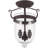 Glass Semi Flush Mount-2047417797