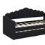 Lit de jour simple tapissier avec couchette, canapé-lit en velours avec ports USB-1074522179