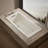 Underscore 66" x 32" Undermount Soaking Acrylic Bathtub-10973454