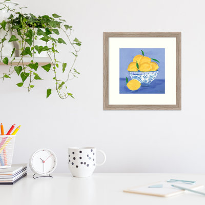 «Lemon Still Life» par Farida Zaman - impression d'un seul cadre
