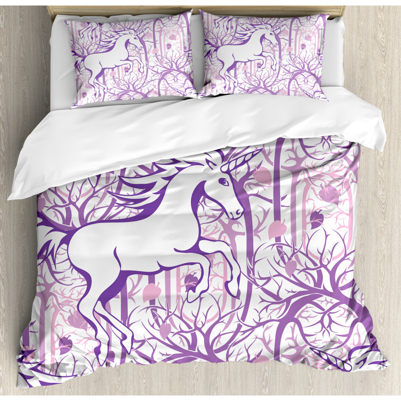 Unicorn Home And Kids [EU ONLY] Duvet Cover Set, Queen