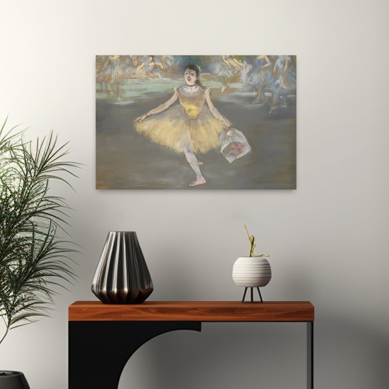 Danseuse au bouquet, avant 1923 - Affiche murale abstraite contemporaine représentant des fleurs, H 16 po x l 24 po
