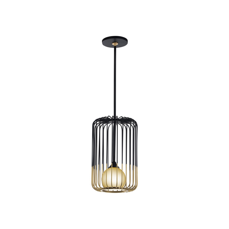 Luminaire suspendu, H 53,75 po x l 13,5 po x P 10,5 po