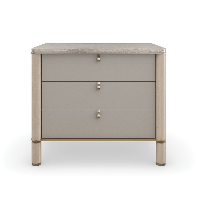 Balance 3 - Drawer Solid Wood Nightstand