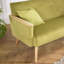 Sealcove 2 Seater Velvet Sofa