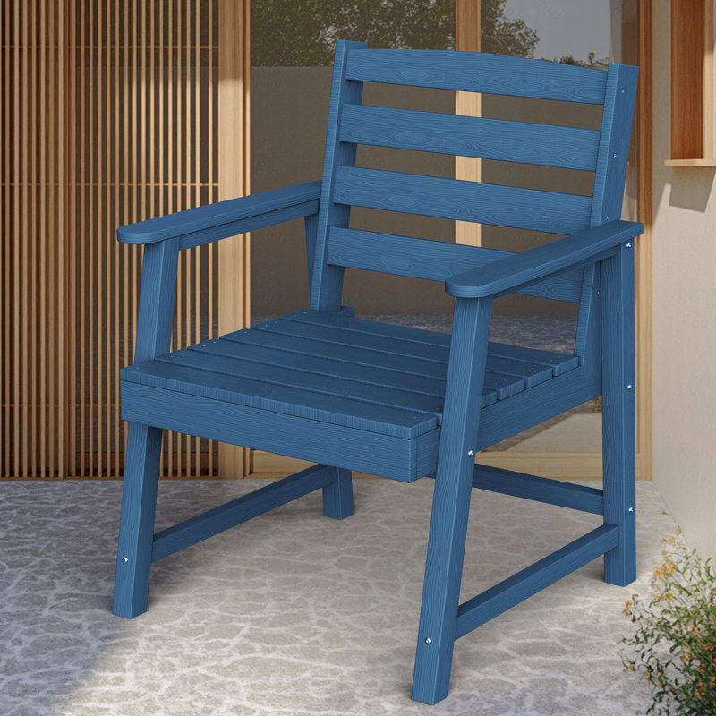Chaise de patio pour l'extérieur, Bleu