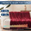 Jeté chauffant en flanelle Westinghouse-73109227-73109228