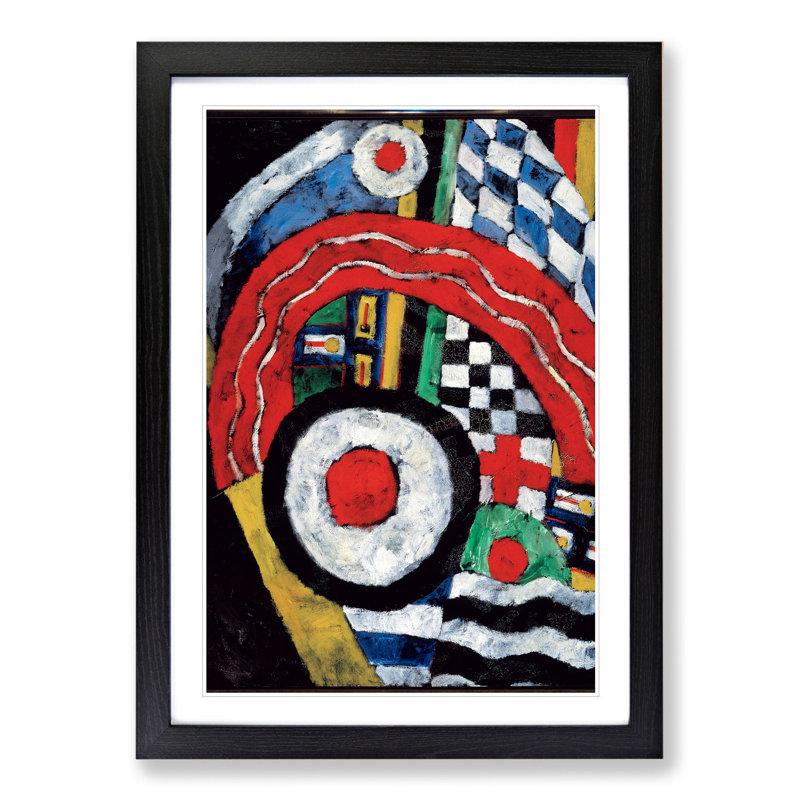 Painting No.46 by Marsden Hartley - Picture Frame Painting, 48cm H x 36cm W x 2cm D, Black Framed