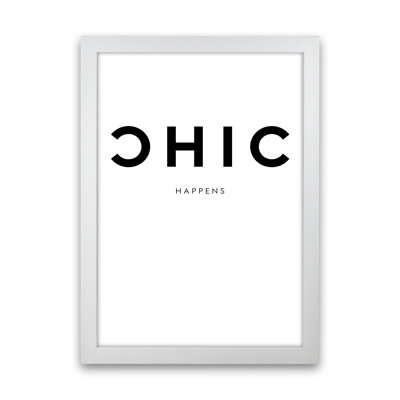 Chic Happens 2 - Print on Canvas