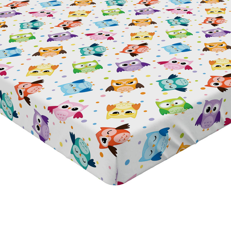Multicolore drap-housse Ambesonne Owls, California King Fitted Sheet