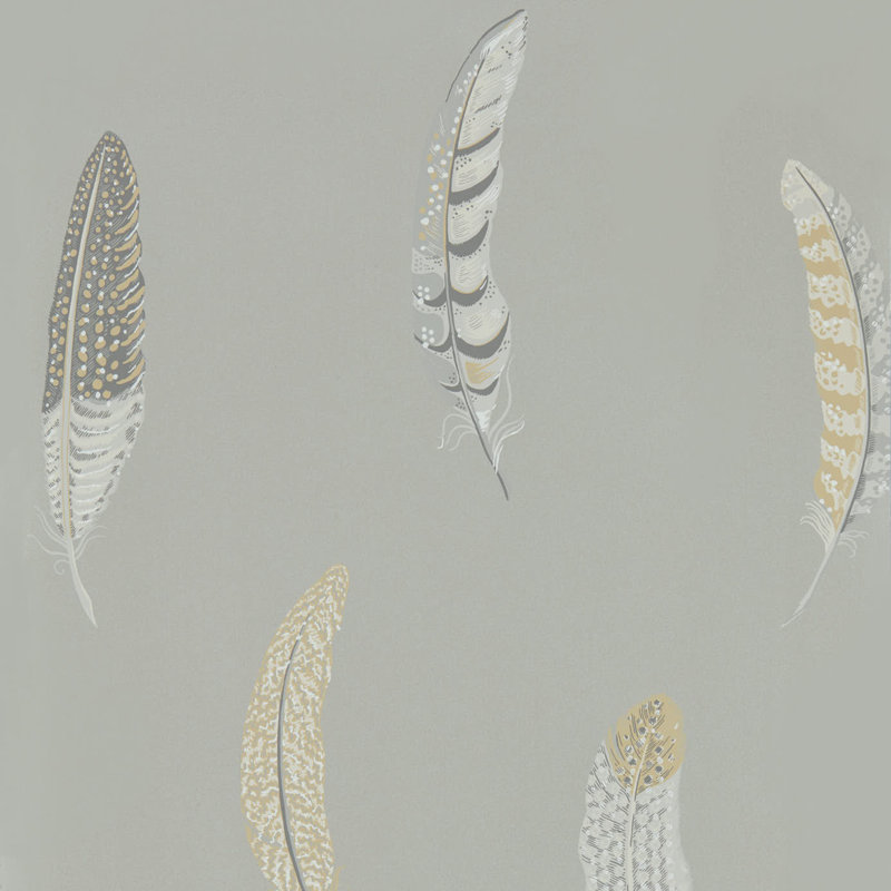Lismore Wallpaper, Silver Gray