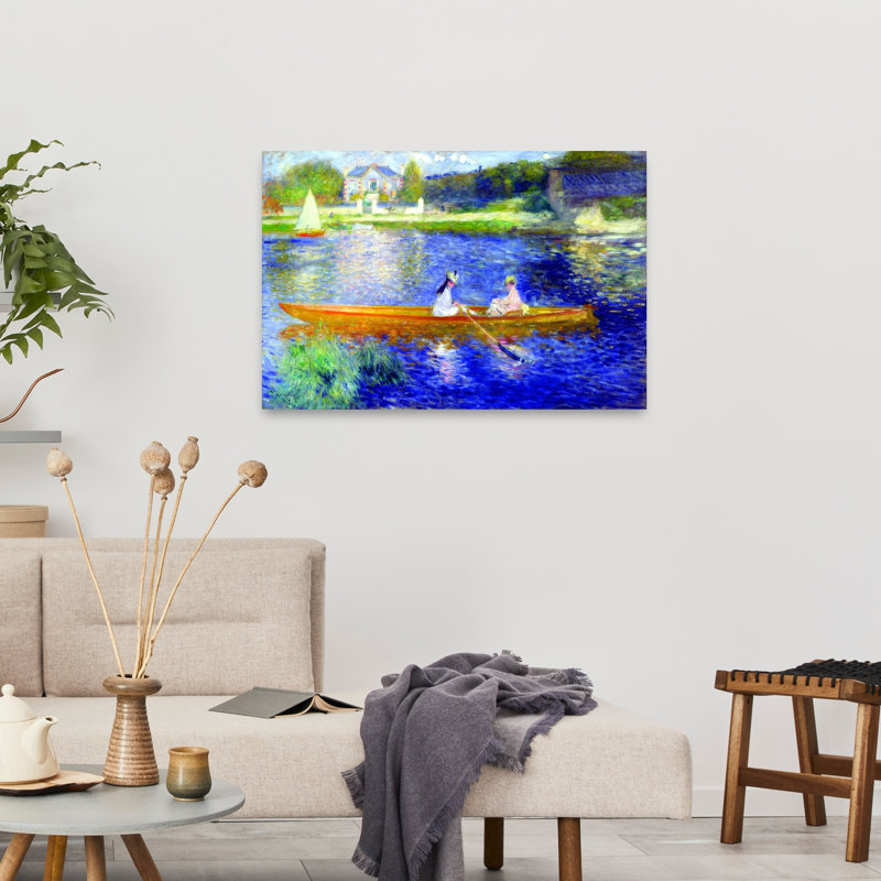 «La seine à Asnières», impression d'art classique, H 24 po x l 36 po