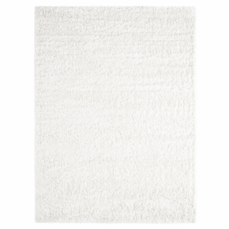 Tapis blanc Almund, Rectangle 5 pi 2 po x 7 pi 2 po