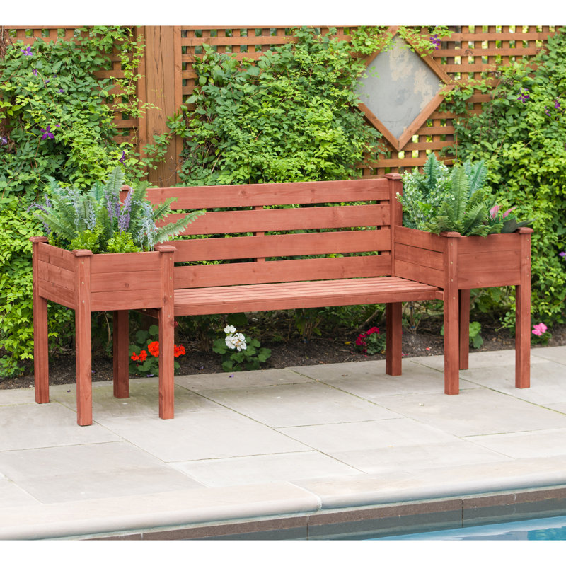 Harper Solid Wood Outdoor Bench
