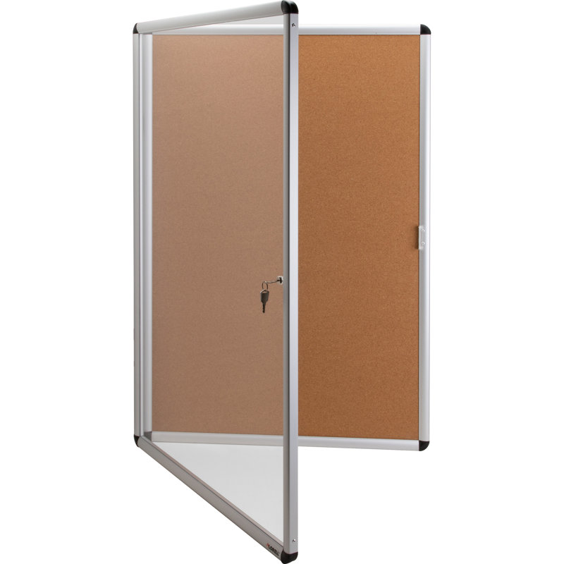Large Natural Cork Bulletin Board with Aluminum Frame