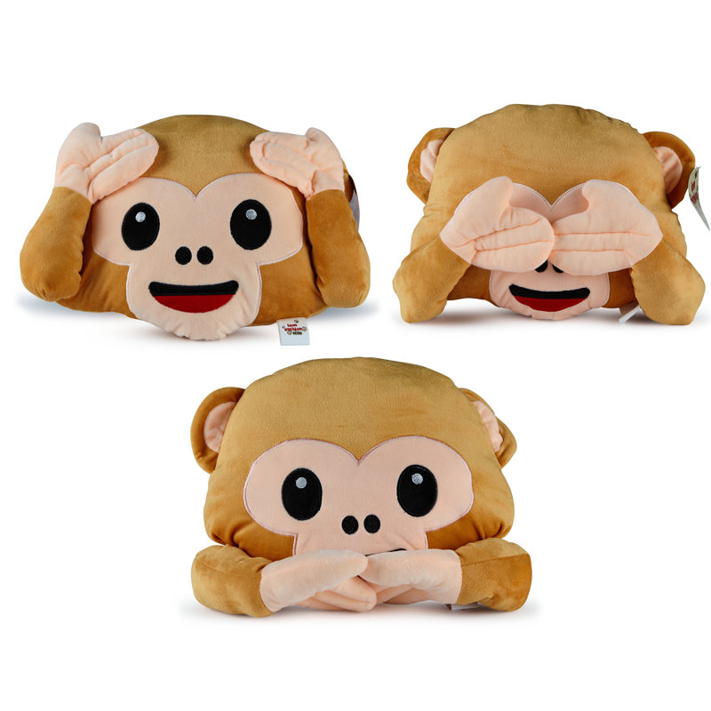Fouke Hear No Evil Monkey Scatter Cushion