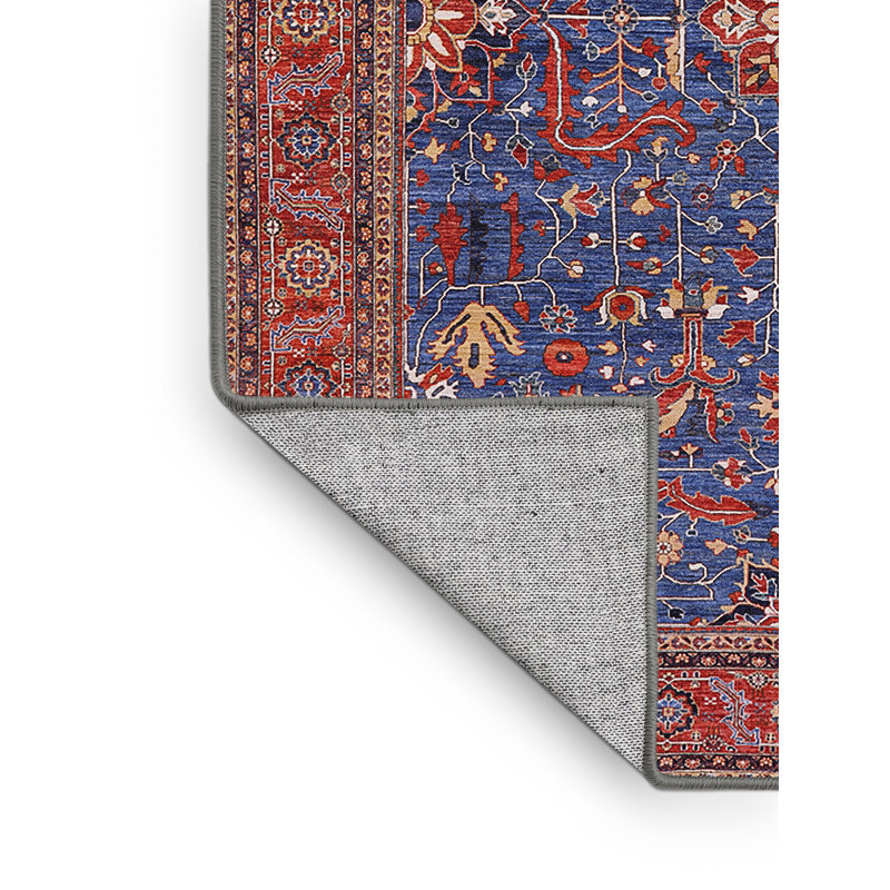 Tapis 100% Mid-Century moderne lavable à la machine 2326, Rectangle 8 pi x 10 pi