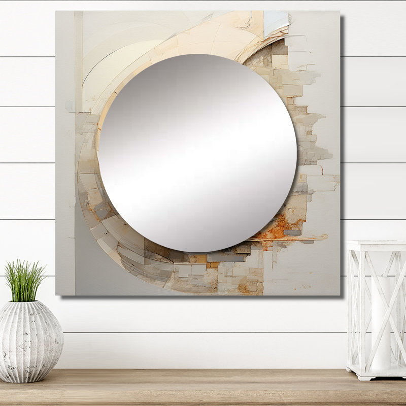 Grande décoration murale carrée Fredericke - Nautilus, 36 po x 36 po