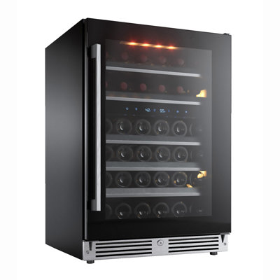 46 Bottle and 30 Can Dual Zone Built-In Wine Refrigerator -  XO Appliance, XOU24WDZGBR