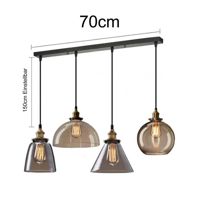 Suffield 4 - Light Kitchen Island Chandelier