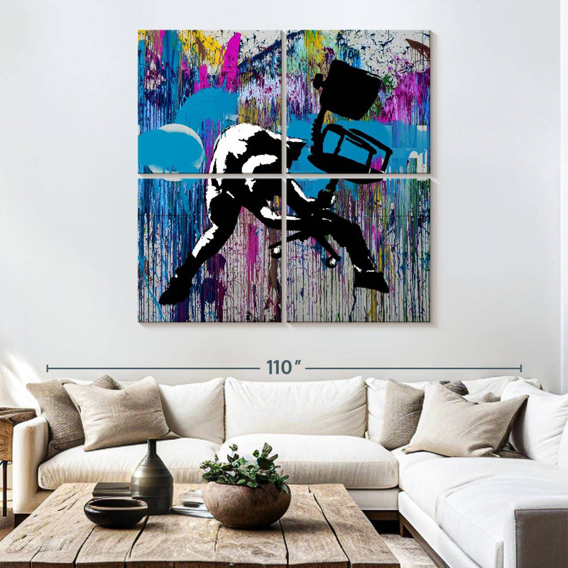 Leisha F The Office, 74" H x 74" W