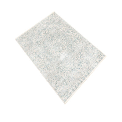 Kaleigh Oriental Gray/Ivory Area Rug
