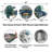 Modern Abstract Wall Decor on Metal