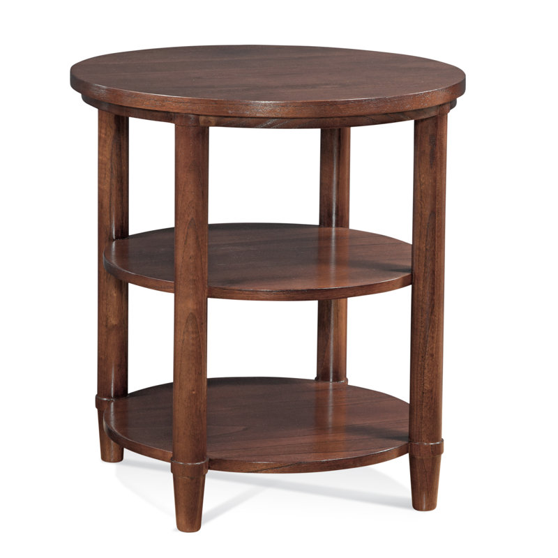 Clair Solid Wood End Table, Coffee