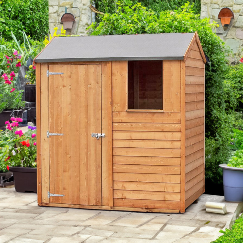 6 ft. W x 4 ft. D Garden Shed