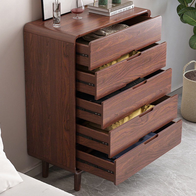 Armoire d'entrée en bois d'hévéa de style rétro