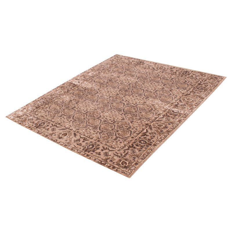 Tapis taupe Heritage 8 po 1 po x 10 po 1 po