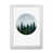 White Framed