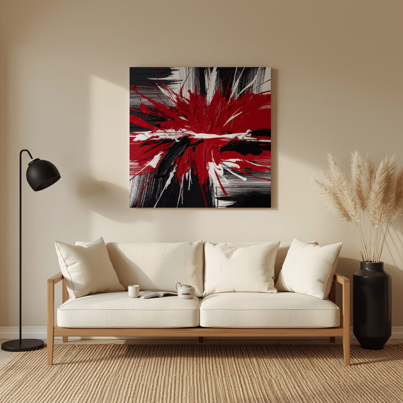 «Neo Expressionism 31», art mural en métal brun, H 144 po x l 144 po x P 0,05 po