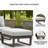 Iovanna Outdoor Ottoman With Cushion