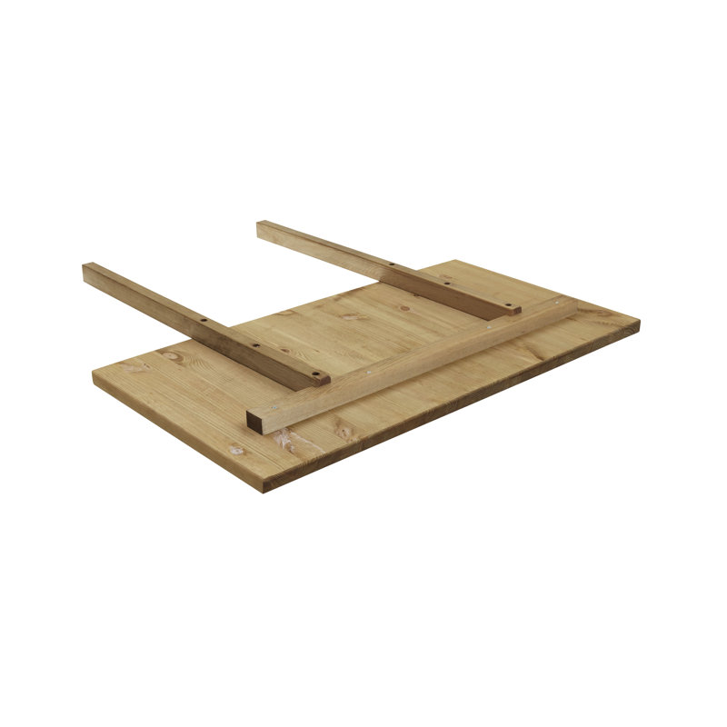 Jeip Solid Wood Table Top, Leach-coloured, 3cm H x 78cm W x 40cm D