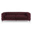 Ghaleb 237Cm Velvet Square Arms Sofa-639926111-639926105