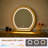 Makeup Vanity Set With Stool And Led Mirror-1437996185