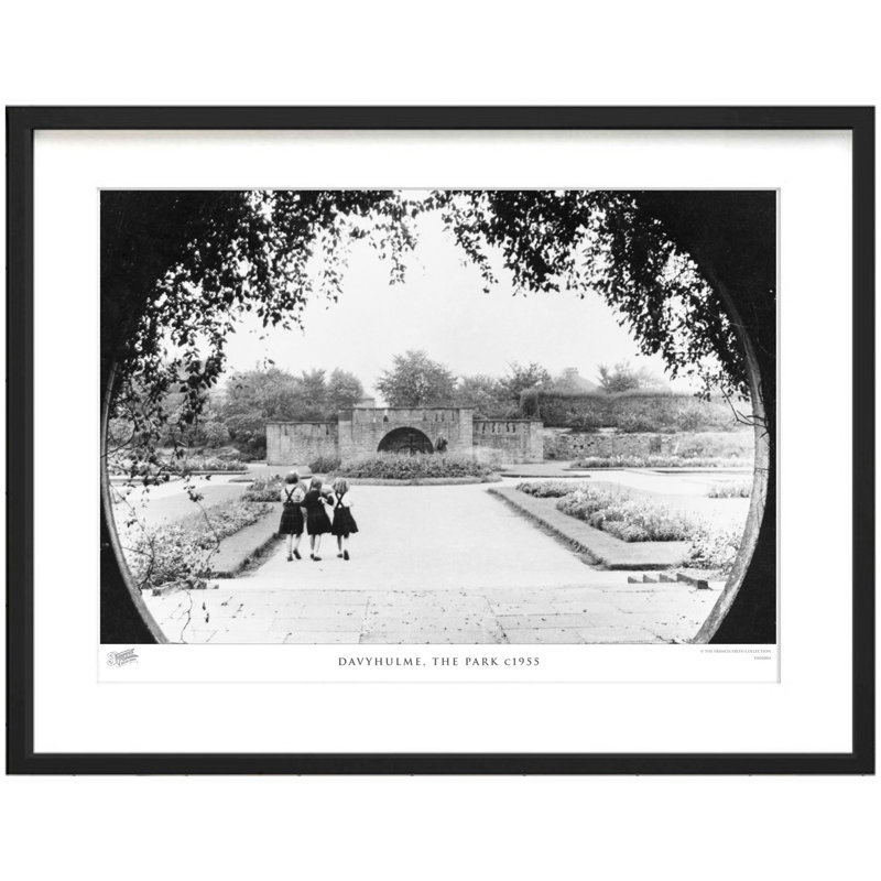 Davyhulme, The Park C1955 by Francis Frith - Single Picture Frame Print, 40cm H x 50cm W x 2.3cm D