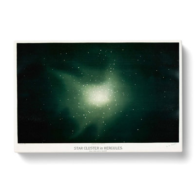 Star Clusters In Hercules by E. L. Trouvelot - Wrapped Canvas
