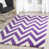 Purple/Ivory