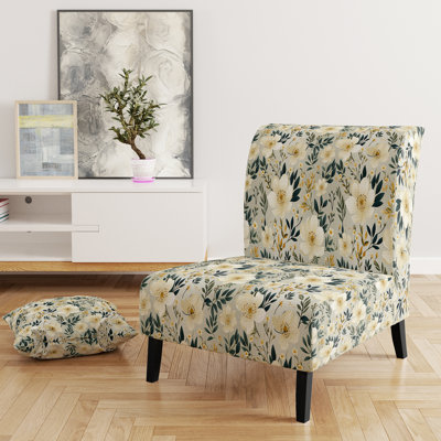 Fauteuil de chambre Playful Poppy Blossom Radiance I - rembourré Cottage
