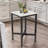 Industrial Tall Square Bar Table