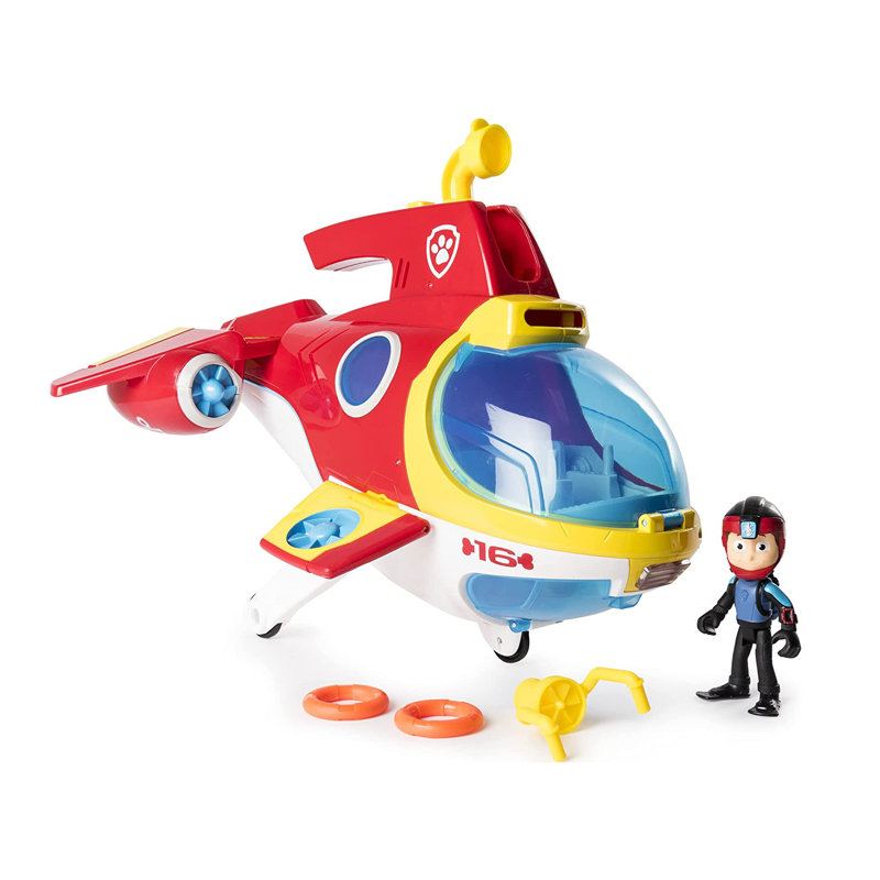 Paw Patrol Sub Patroller, véhicule transformateur avec lumières, sons et lanceur