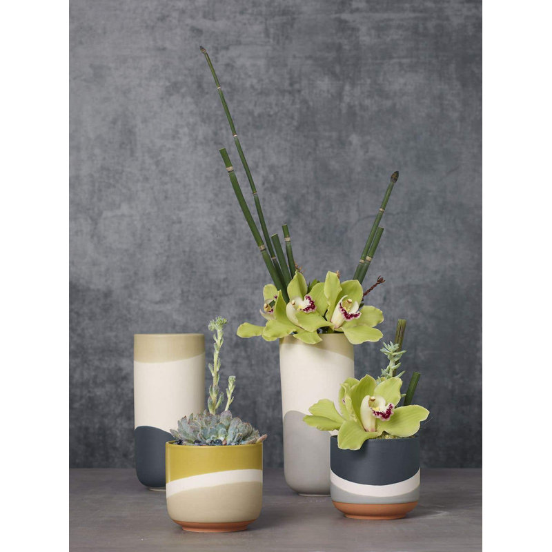Vase de table Tami, Jaune
