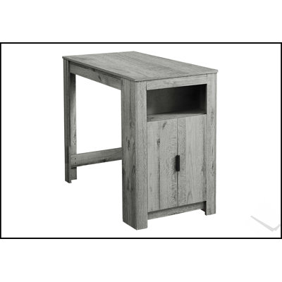 Modern 48-Inch Rectangular Counter Height Dining Table with Built-In Storage for Small Kitchens and Dining Areas