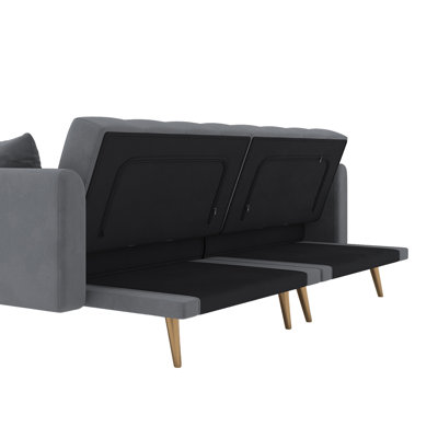 2 Seater Velvet Sofa Bed